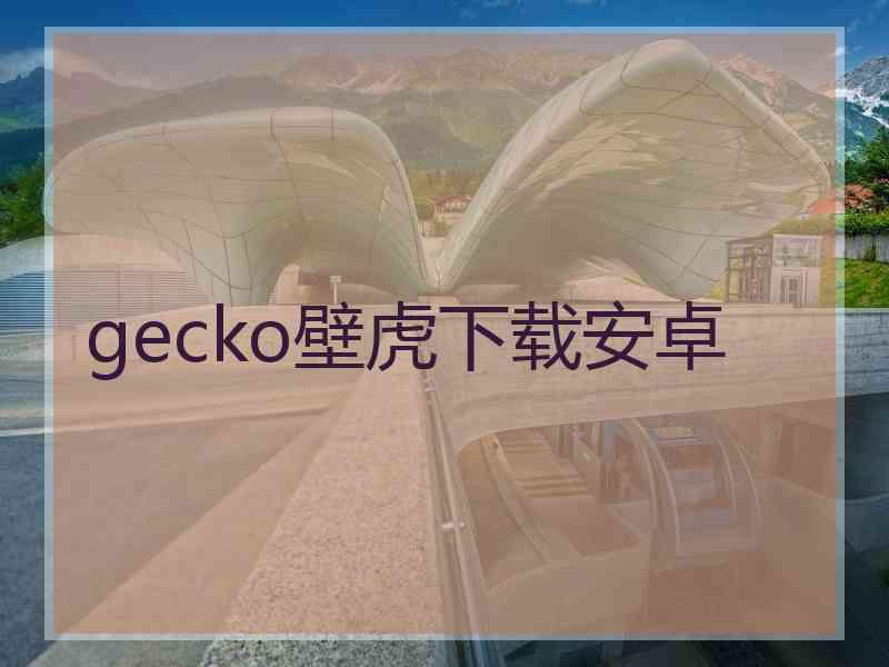 gecko壁虎下载安卓