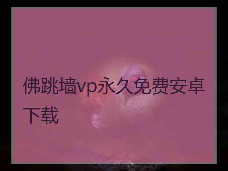 佛跳墙vp永久免费安卓下载