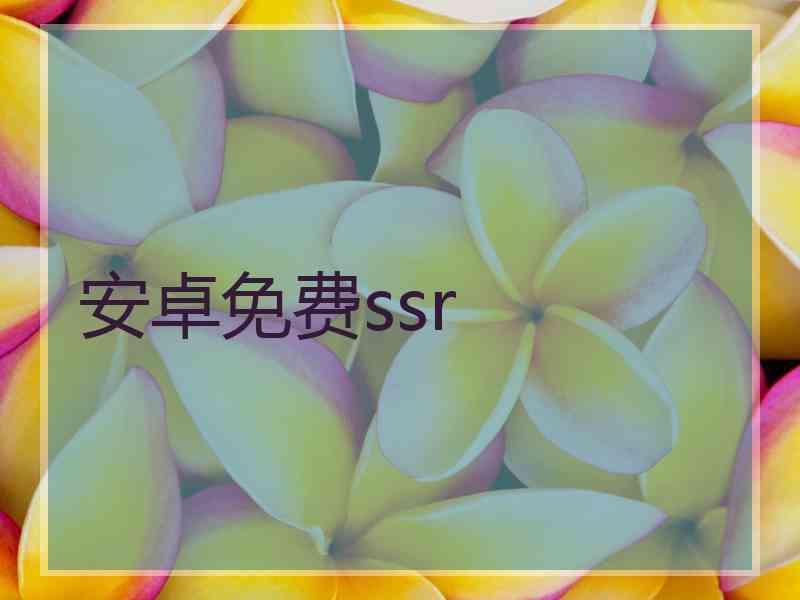 安卓免费ssr