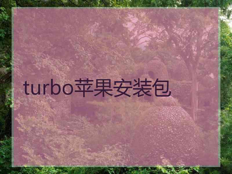 turbo苹果安装包