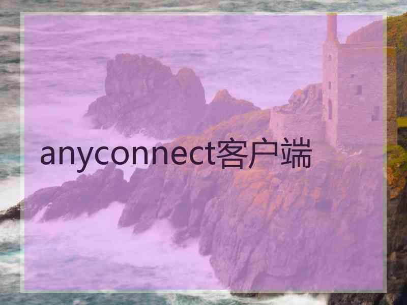 anyconnect客户端