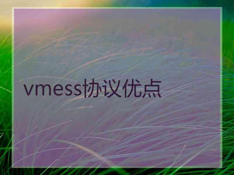 vmess协议优点