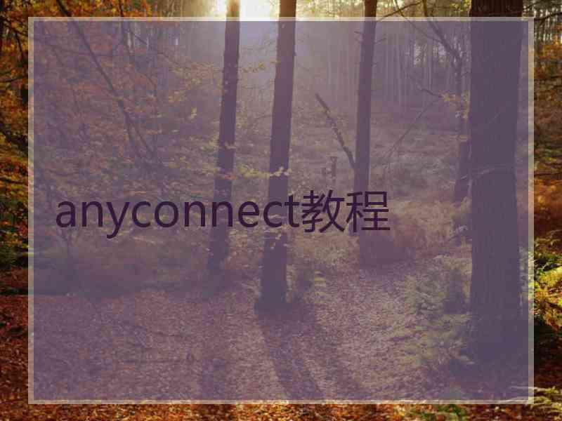 anyconnect教程