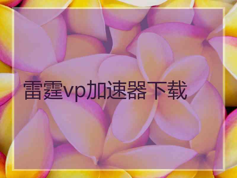 雷霆vp加速器下载